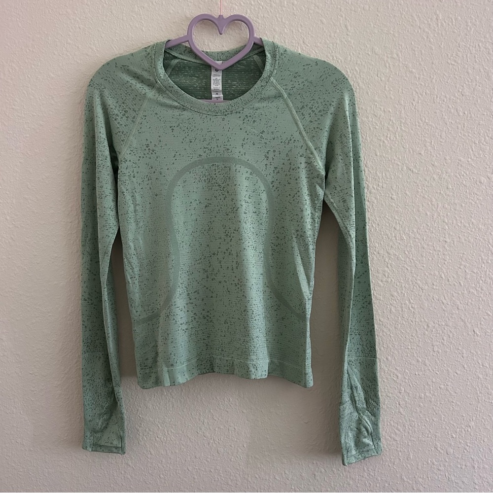 Lululemon Swiftly Tech Shirt 2 Green Long Sleeve Top